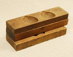 Set of 3 Kashigata Vintage Japanese Wood Cake Mold Folding ...