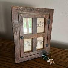 Vintage Rustic Quad Wood Frame for 2 X 3 Photos HTF Size - Etsy