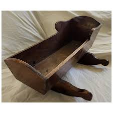 Antique 19th C. PA. Primitive Hand Dovetailed Walnut Doll ...