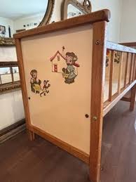 Wood Doll Crib Vintage for sale | eBay