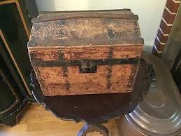 Antique Doomed Victorian Doll Trunk All Original , 9x12. Needs Some Repair. | eBay