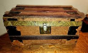 Antique Charming 12" Victorian Era Doll Trunk With Insert | eBay