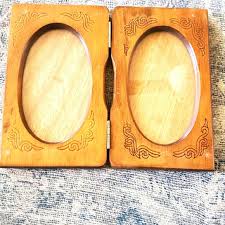 Accents | Wood Carved Photo Picture Frame Foldable Frame ...