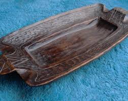 1950s Yoruba Hand Carved Wood Tray / Catch All / Dish / West Africa / Nigeria - Etsy Australia