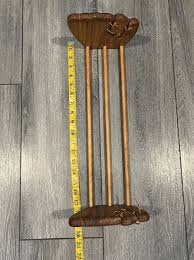 Vintage Wood Baseball Glove Table Shelf | eBay