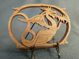 Carved Dragon ,plaque , Medallion Artwork 3"X4" | eBay