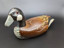 Vintage Hand Carved and Hand Painted Wood Duck Decoy - V0607 - Etsy Ireland