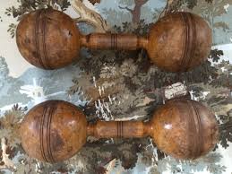 Antique Dumbell Pair, Wooden Hand Weights, Vintage Wood Barbells, Vintage Sports, Sports Memorabilia, - Etsy Australia