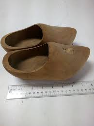 Vintage Hand Carved Dutch Wooden Clogs Unpainted, 7 Inches ...