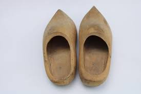 vintage Dutch clogs wooden shoes, carved wood klompen from ...