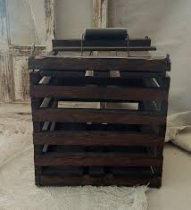 Vintage Primitive Wooden Egg Crate Farmhouse Rustic - Etsy