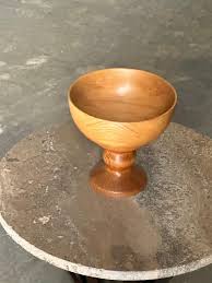 Large Swedish Pine Fruit Goblet Bowl For Sale at 1stDibs