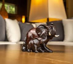 Amazon.com: IYARA CRAFT Resin Elephant Statue - Decorative ...