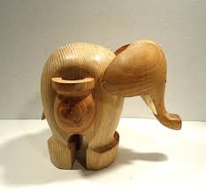 Papel Wooden Elephant Toothpick Holder | eBay Australia