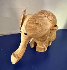 Wooden Elephant Stand | eBay