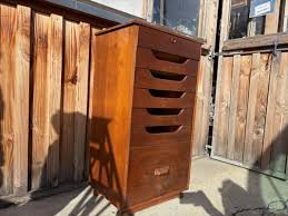 Vintage Wooden Chest of Drawers, 1960s for sale at Pamono