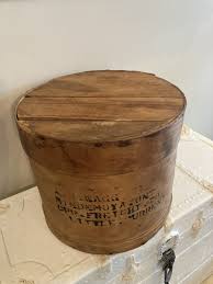Antique Round Wooden Cheese Shipping Box | eBay