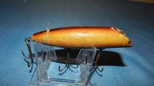 Vintage Wood Fishing Lure *3 Hooks* 3.5" Body | eBay