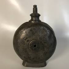 Circa 1800s Pewter Canteen Greek? Balkan? - Etsy