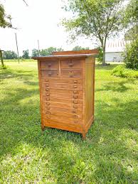 Antique Cartographer Cabinet, Twelve Drawer Cabinet, Chest ...