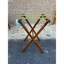 Mid 20th Century Vintage Mahogany Folding Butler's Tray Tea Table. | Chairish