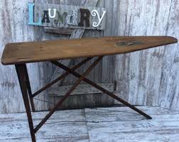 Vintage Wood Ironing Board Rid Jid Wooden Legs Farmhouse Primitive Laundry Room Folding Pine Wood Board Ironing Table - Etsy