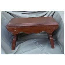 Similar Items to Early Brown Painted Wood Foot Stool
