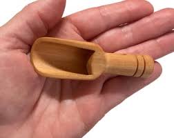 Hand Carved Beech Wood Scoop: Bath Salts, Spices, Sugar - Etsy