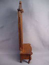 Antique Dollhouse Furniture - Oak Hall Mirror - Larger 1:12 Scale - Etsy