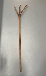 Vintage European Wooden Hay Fork # 6530 Byron – Fossil Vintage Australia