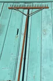 VTG Hay Rake Primitive Wood w/Galvanized for Sale in ...