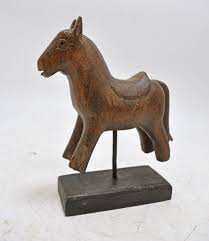 Vintage Wooden Horse Figurine Original Old Hand Carved | eBay
