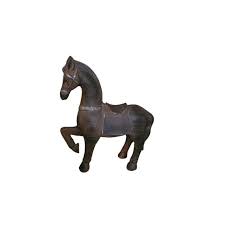 Artistic Poly Stone Prancing Horse Sculpture - Etsy