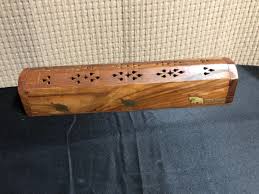 Teak Wood Incense Box Holder - Etsy
