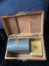 Antique Chest Entirely Carved in Camphor Wood 19th Century ...