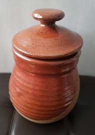 Mark Hines Creations Clay and Glazed Clay Tobacco Jar ...