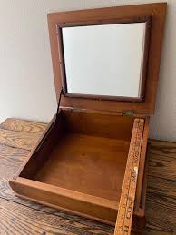 Shaving Box Vintage Mirror - Etsy