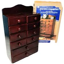 Chadwick Miller Wooden Jewelry Chest 10 Drawer Storage Trinket 1991 Vintage READ | eBay