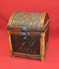 Barrel Top Metal Wrap Rustic Primitive Storage Container Box Home Décor ~5-1/4"t | eBay