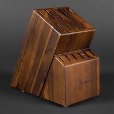 Imperial" Acacia Hardwood Knife Block – Senken Knives