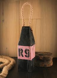 Lobster Buoy Black Pink 11" Coastal Decor, Nautical by ...