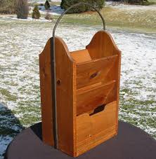 Vtg Country Farm Plow Hearth Wood Wrought Iron Magazine Rack ...