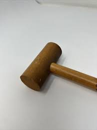 1960s Primitive Souvenir Americana Wood Wooden MALLET Wife ...