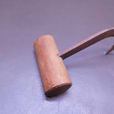 Vintage Wooden Handle Single Dasco Hook, Primitive Tool ...