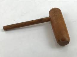 Japanese Miniature Mochi Tsuki Set Mortar Hammer Vtg ...