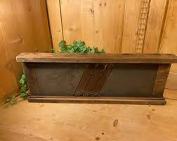 Vintage Large Wood and Metal Slaw Cutter | Rustic Farmhouse ...