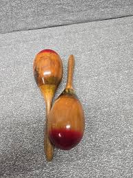 Vintage Pair Of Gourd Maracas 11"x3.5" | eBay