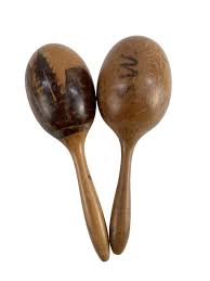 Used MARACA PAIR World Percussion Instrument