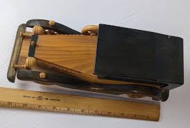 Antique style wooden car Vintage decor flawed | eBay