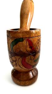 WOODEN MORTAR & PESTLY x MOFONGO PILON Y MACETA PARA MOFONGO MOJITO EN MADERA S2 | eBay